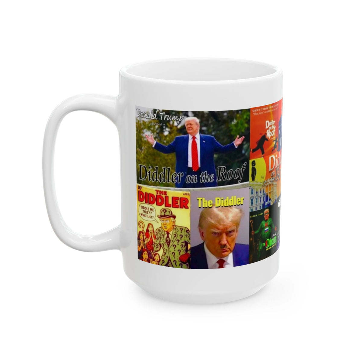 “Trump Diddler 1”– Funny Political Satire Collage Highlighting Trump’s Sexual Deviance