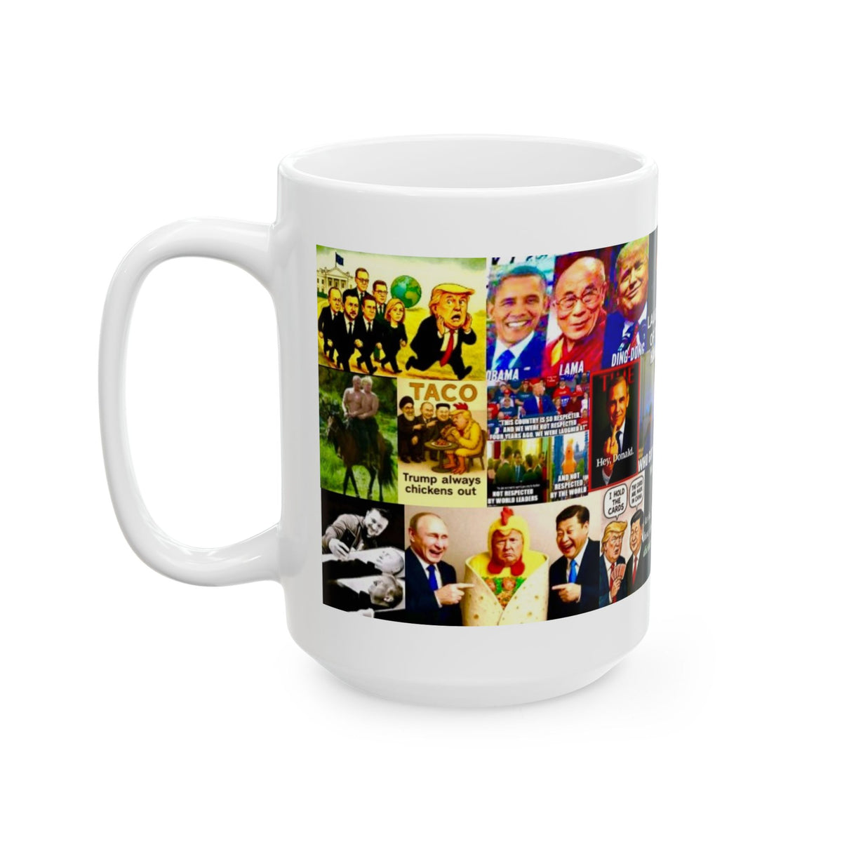 “Trump World Leaders Laughing Stock 1” – Funny Political Satire Collage On Trump’s Descent Into Isolation And Ridicule On The World Stage