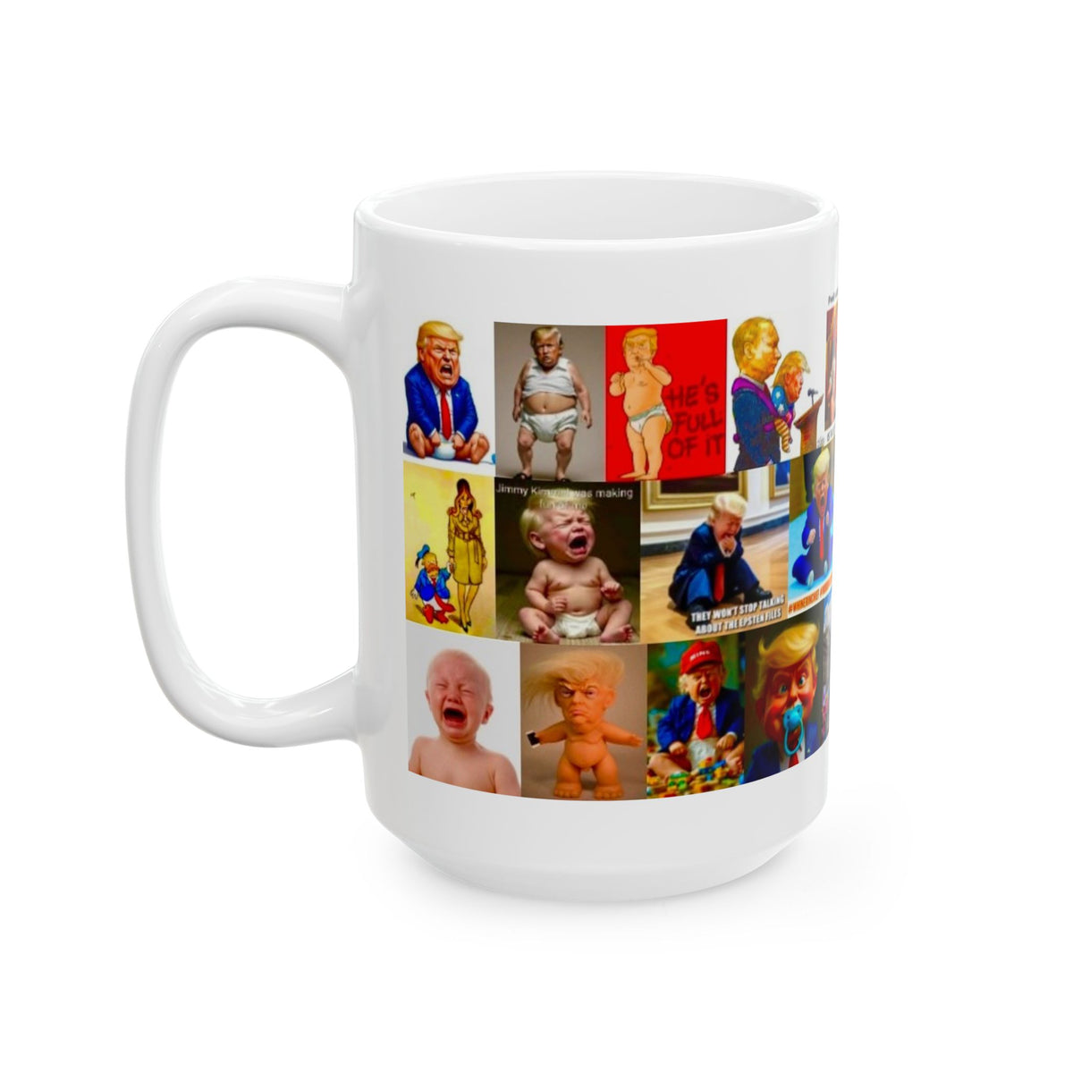 “Trump Baby 2” – Funny Political Satire Collage On Trump’s Childish Behavior