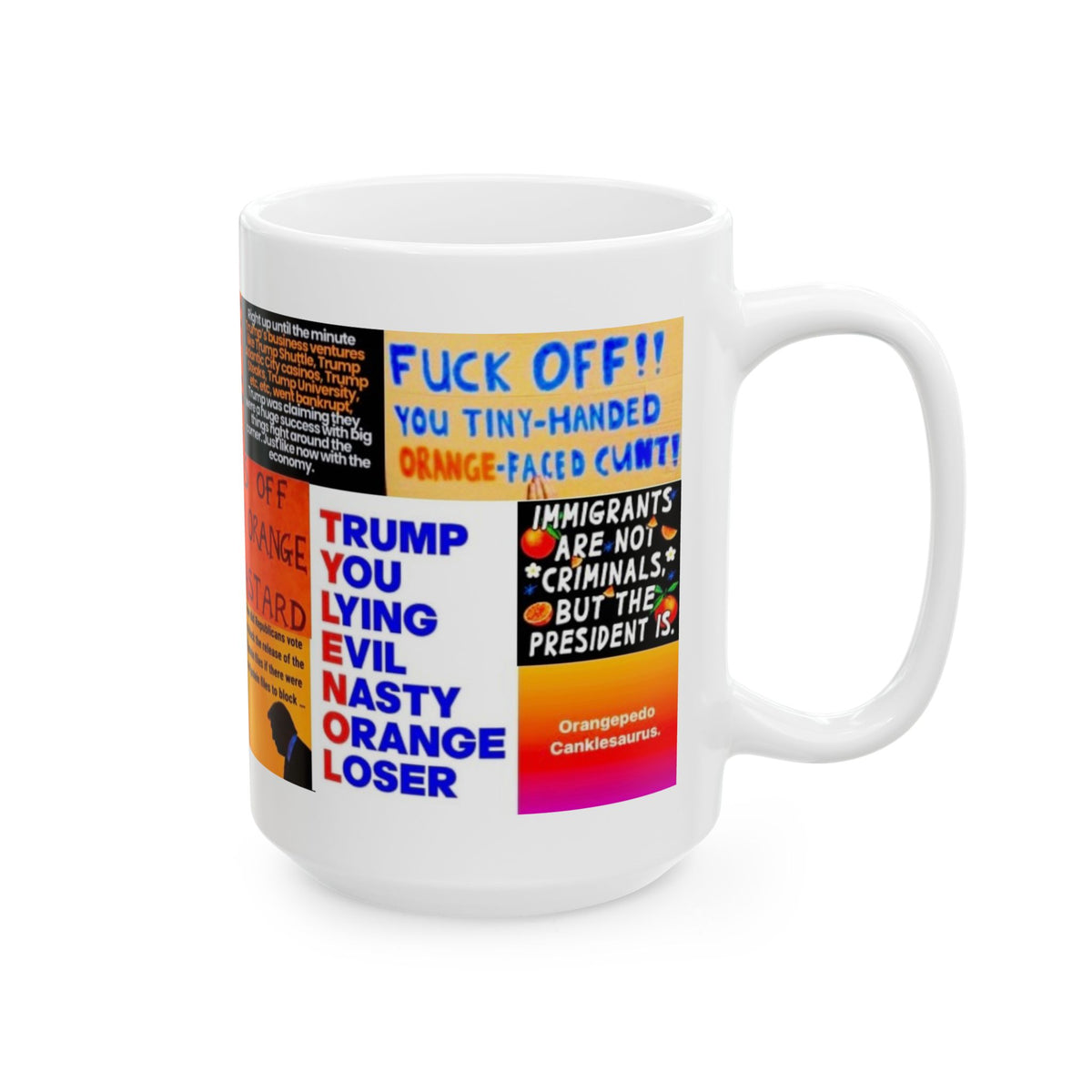 “Orange Messages” - Biting Political Parody Using Just Orange Text And No Images