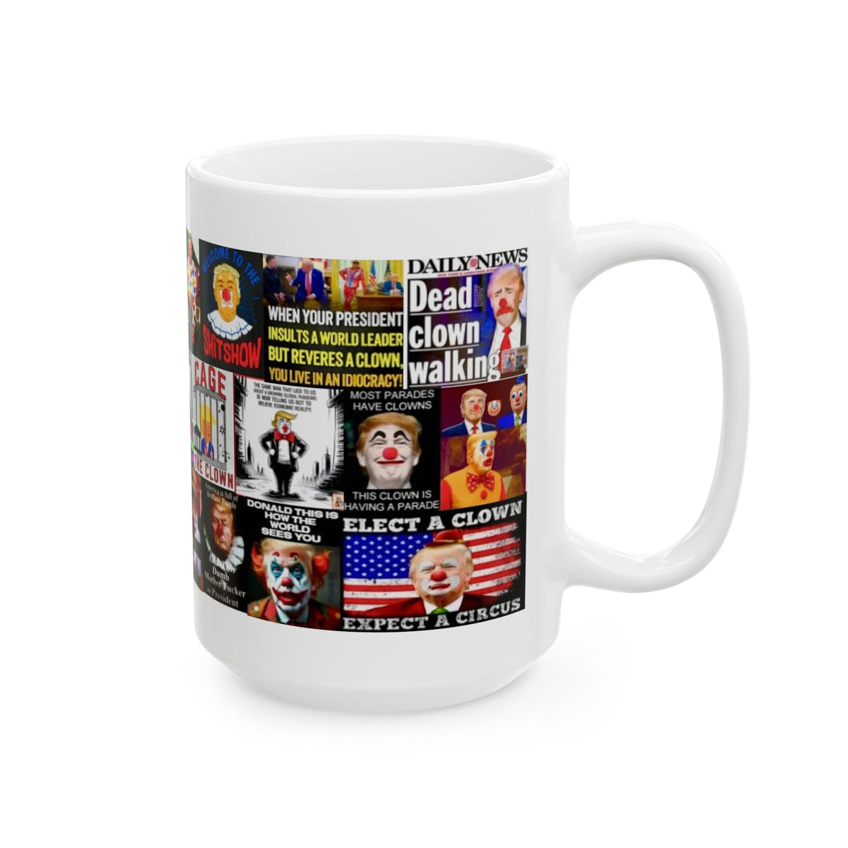 “Trump Is A Clown” – Funny Anti-Trump Political Satire Collage