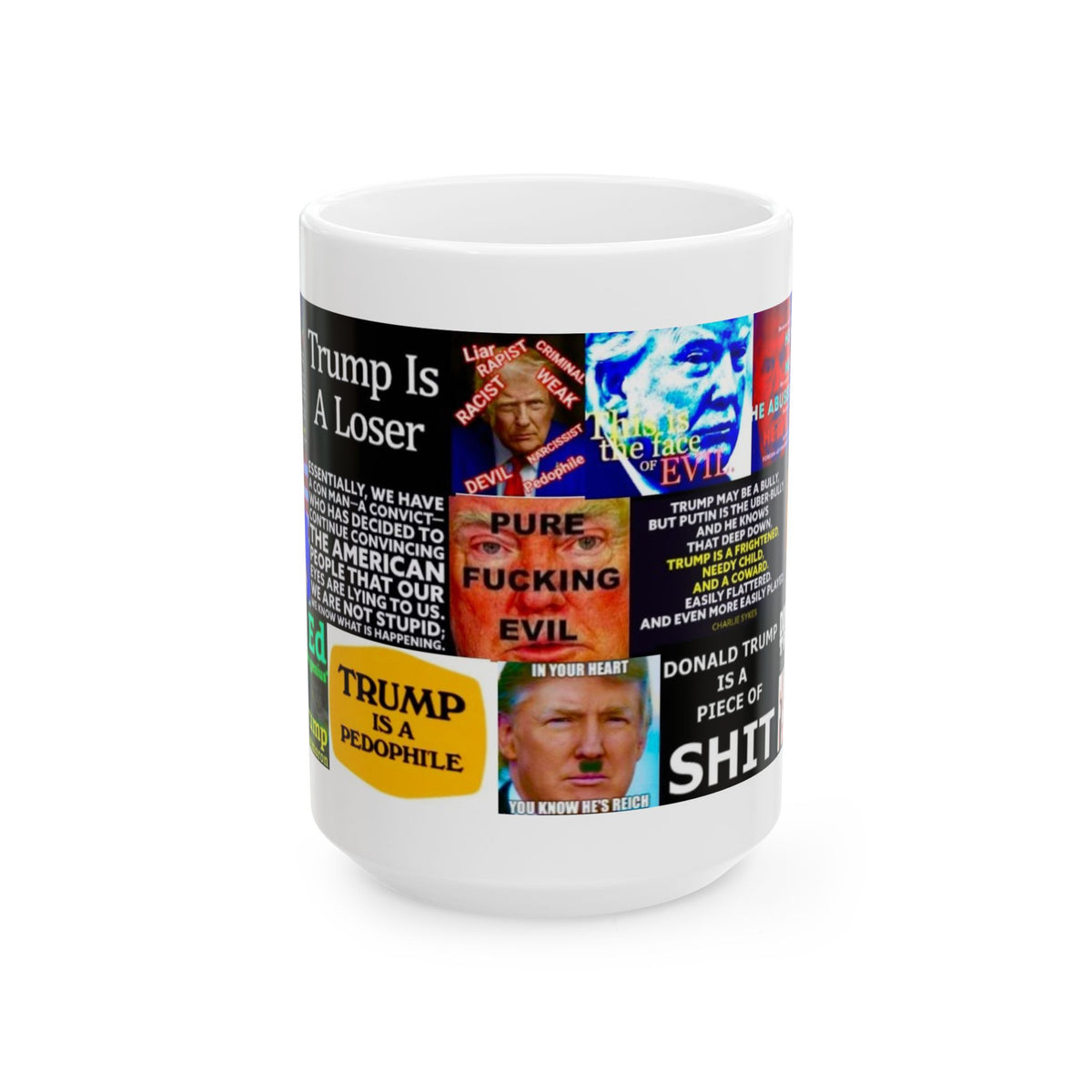 “Trump Is… 1” – Satirical Collage of Trump Depicting His Various Faults And Evils