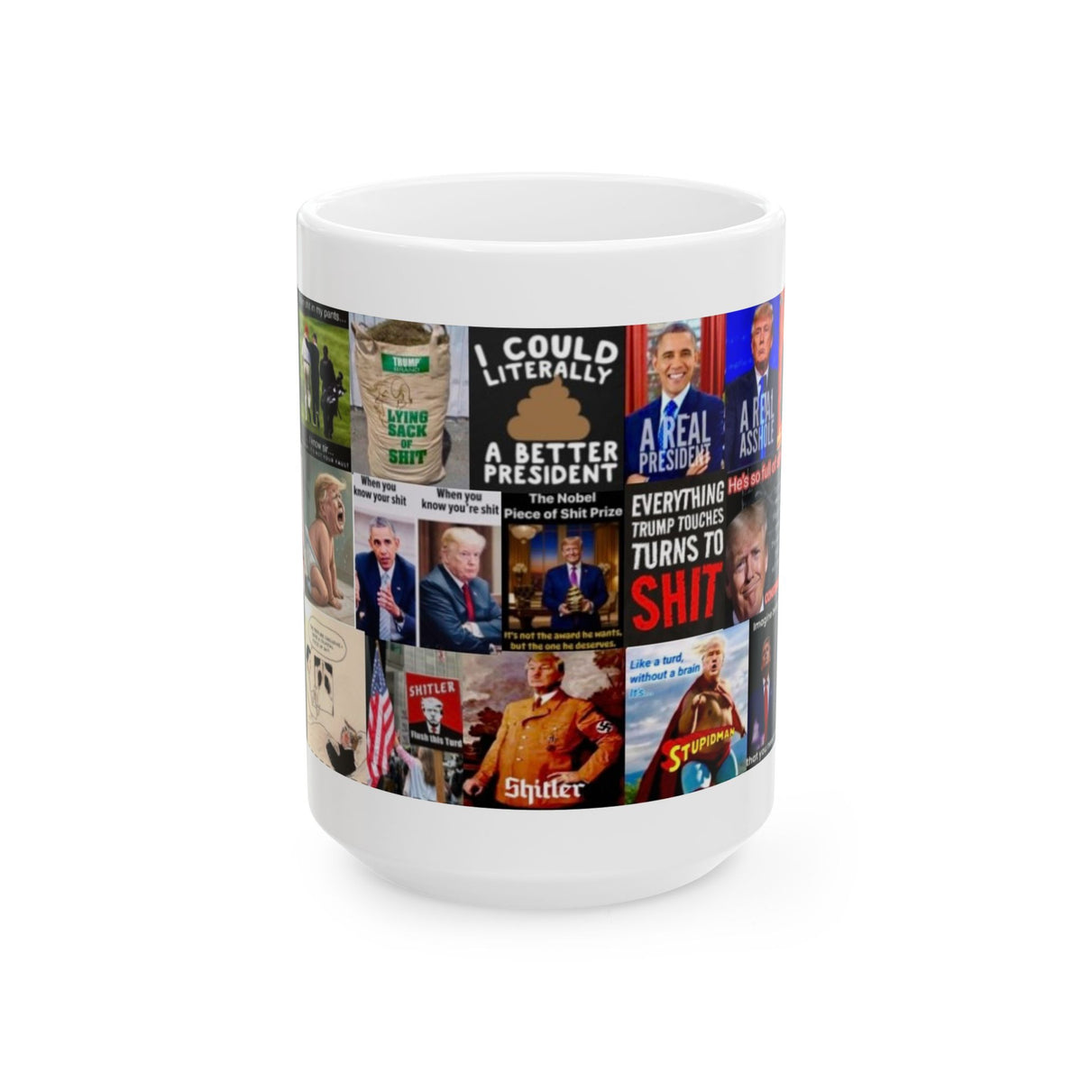 “Trump Shit” – Anti-Trump Satirical Collage, Just How Shit A President Is The Donald?