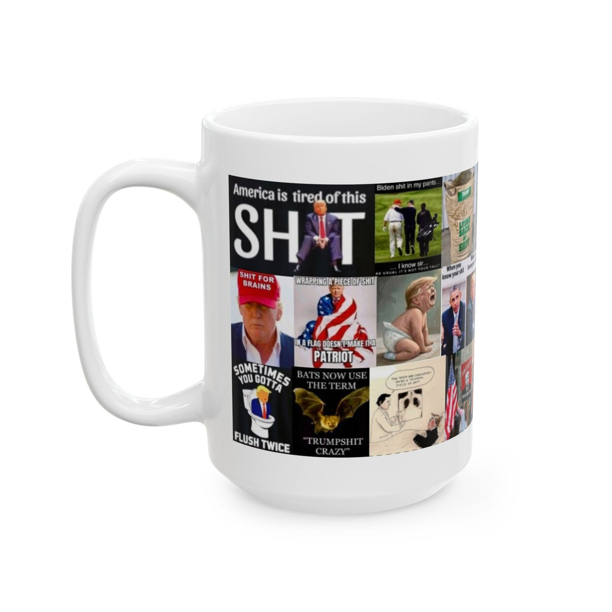 “Trump Shit” – Anti-Trump Satirical Collage, Just How Shit A President Is The Donald?