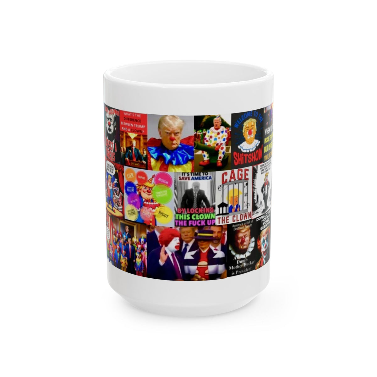 “Trump Is A Clown” – Funny Anti-Trump Political Satire Collage