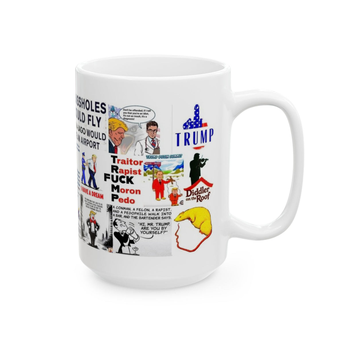 “White Supremacy 3” - Anti-Trump Protest Mug – Hilarious and Clean White Design with Bold Political Messages