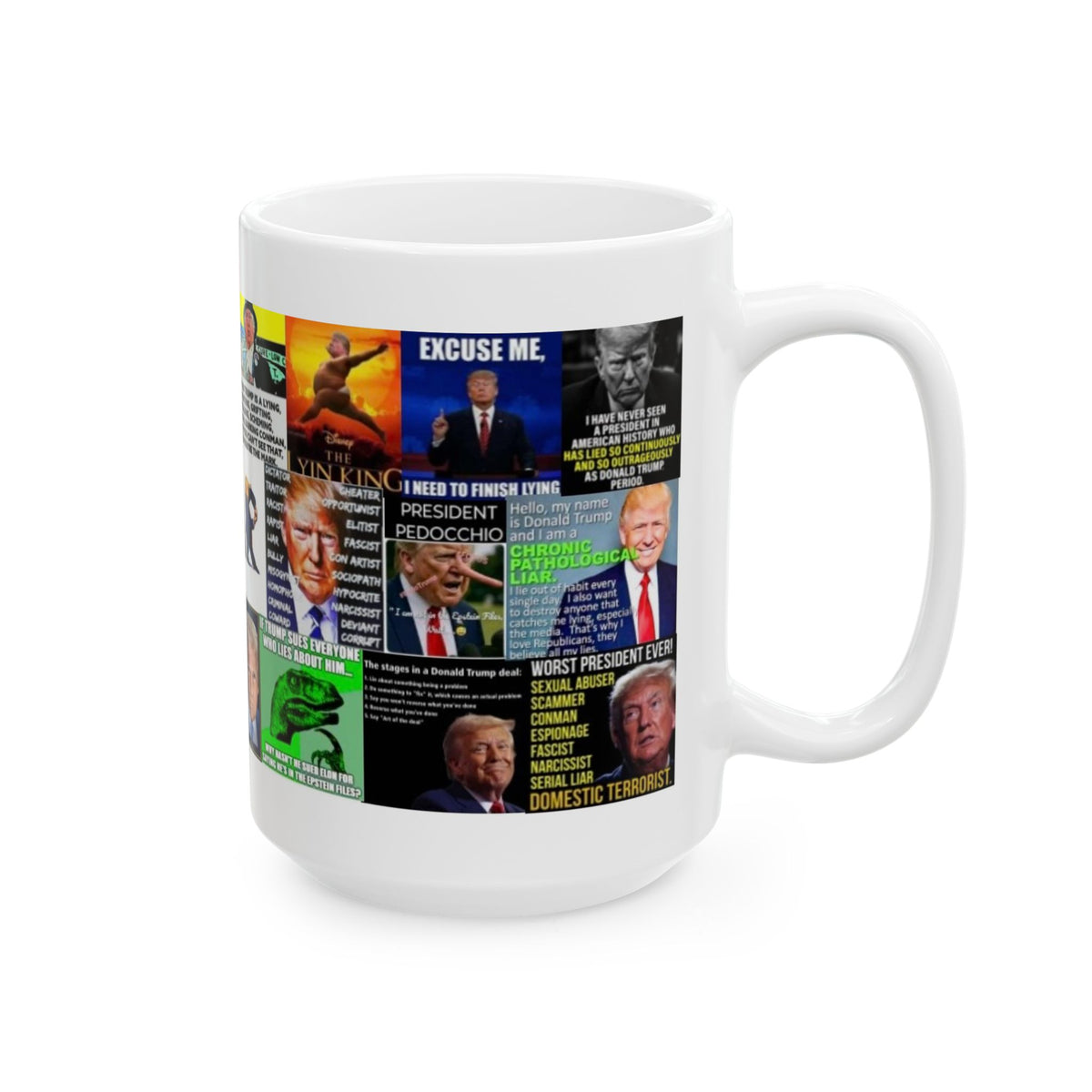 “Trump Liar 2” – Satirical Collage of Trump Pathalogical Lying, Narcissism & Misinformation