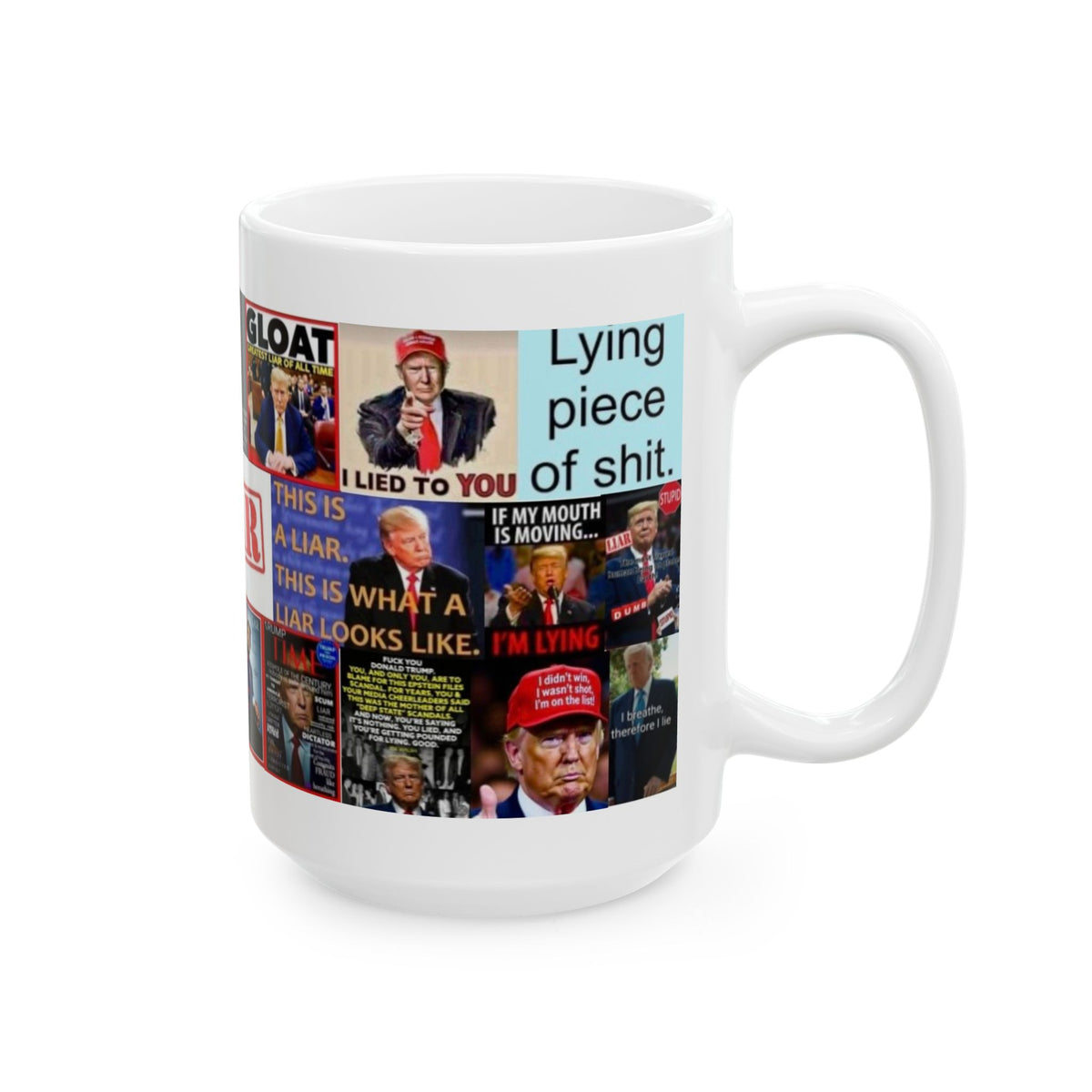 “Trump Liar 1” – Satirical Collage of Trump Pathalogical Lying, Narcissism & Misinformation