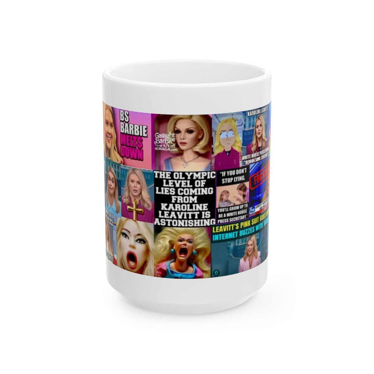 “Bullshit Barbie 1” – A Brutal Takedown of The Ghastly Gaslighter Karoline Leavitt. Political Satire