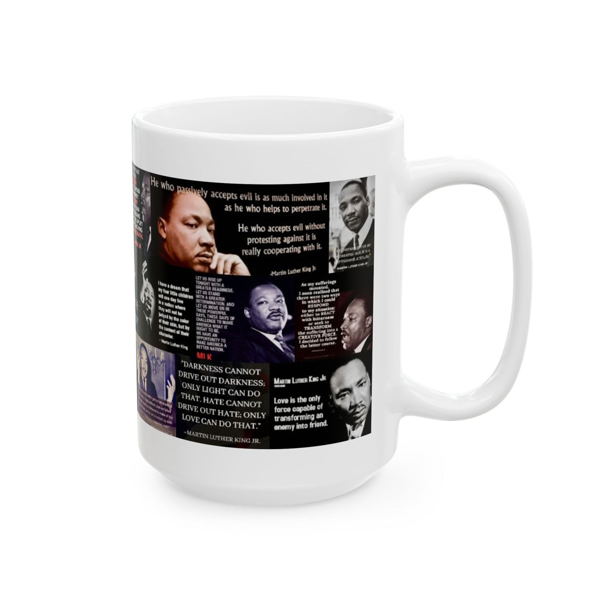 “Martin Luther King Quotations 1”  – Civil Rights Tribute in Bold Design