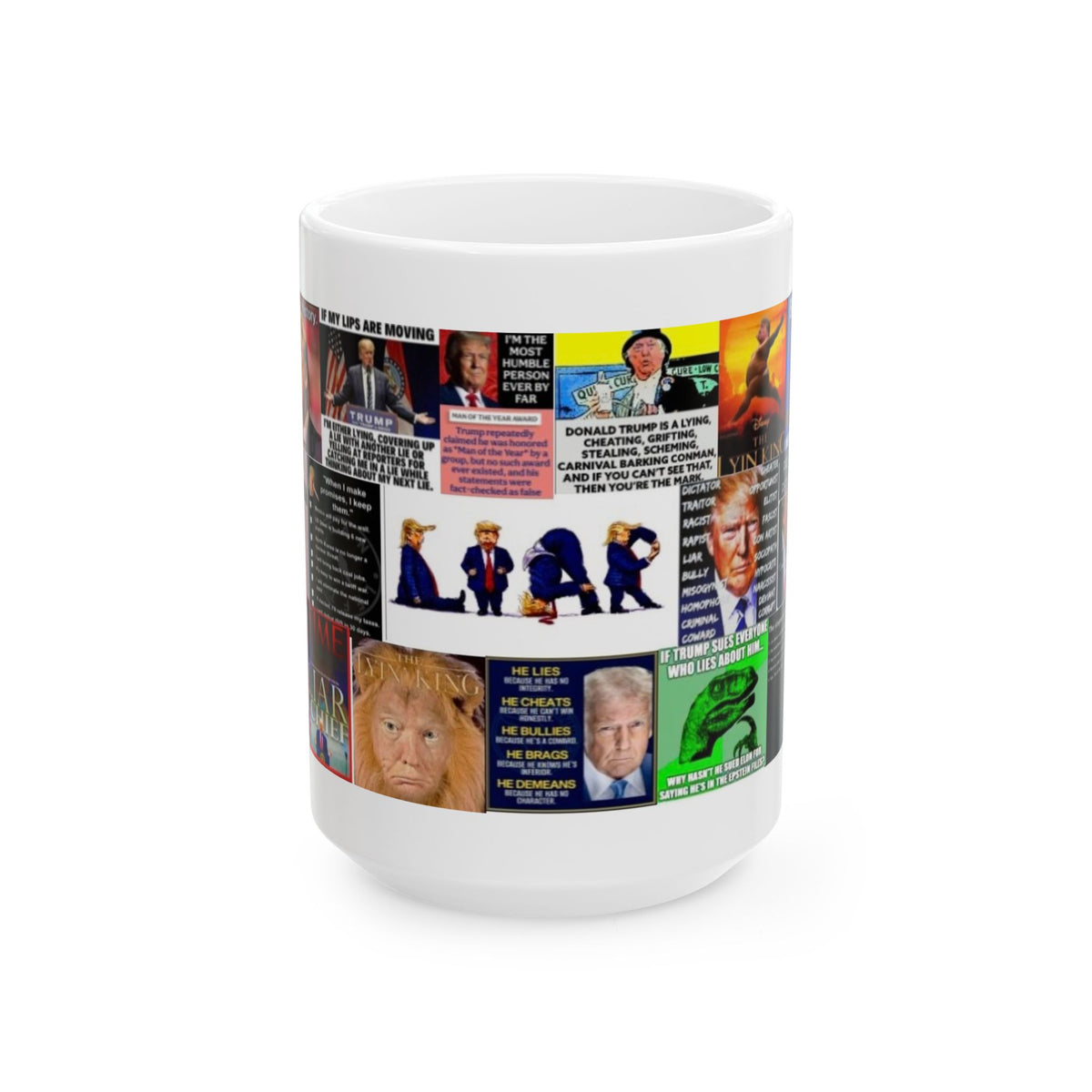 “Trump Liar 2” – Satirical Collage of Trump Pathalogical Lying, Narcissism & Misinformation