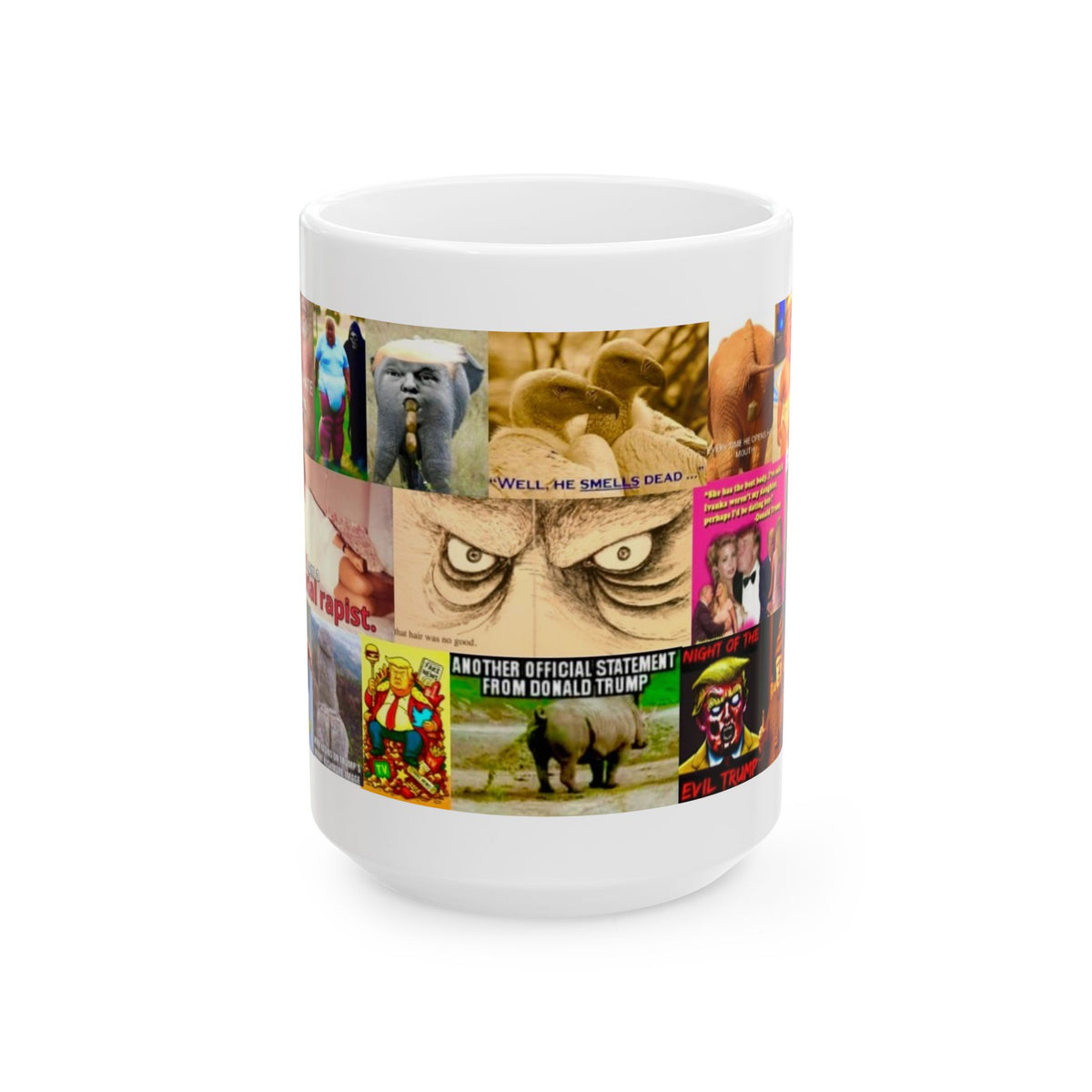 “Trump Gross 2” – Funny Political Satire Collage On Trump’s Gross Aspects, Luckily You Can’t Smell Him!