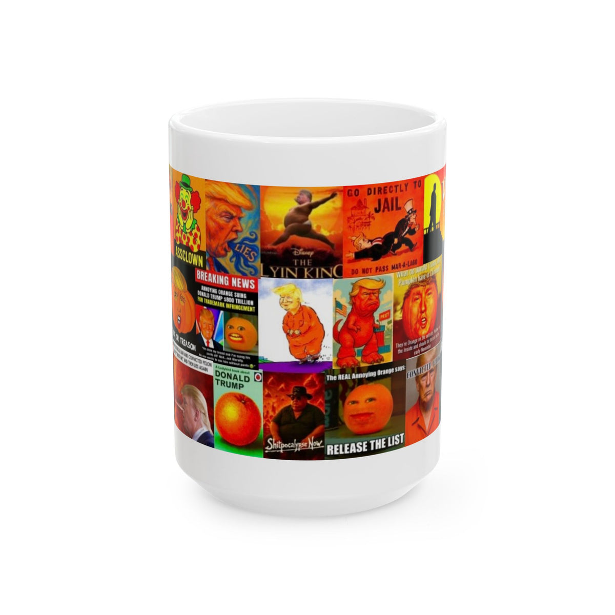 “Trump Orange 1” - Biting Political Parody Showing Donald Trump In His Orange Hew