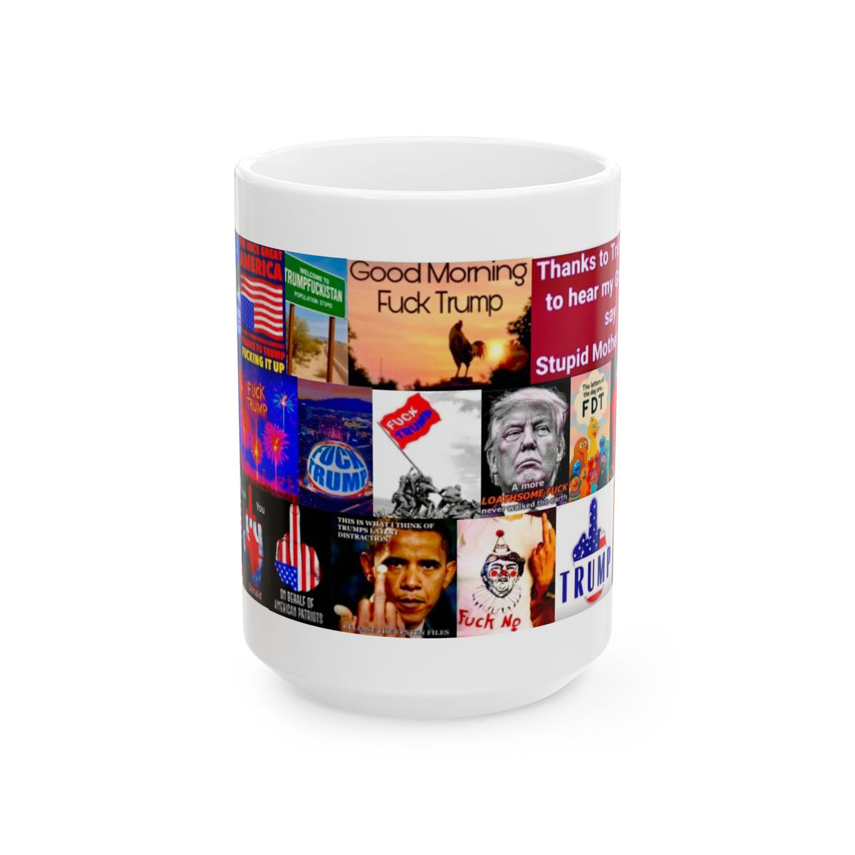“Trump Fuck 2“ – Funny Political Satire Collage Crammed With F-Bombs