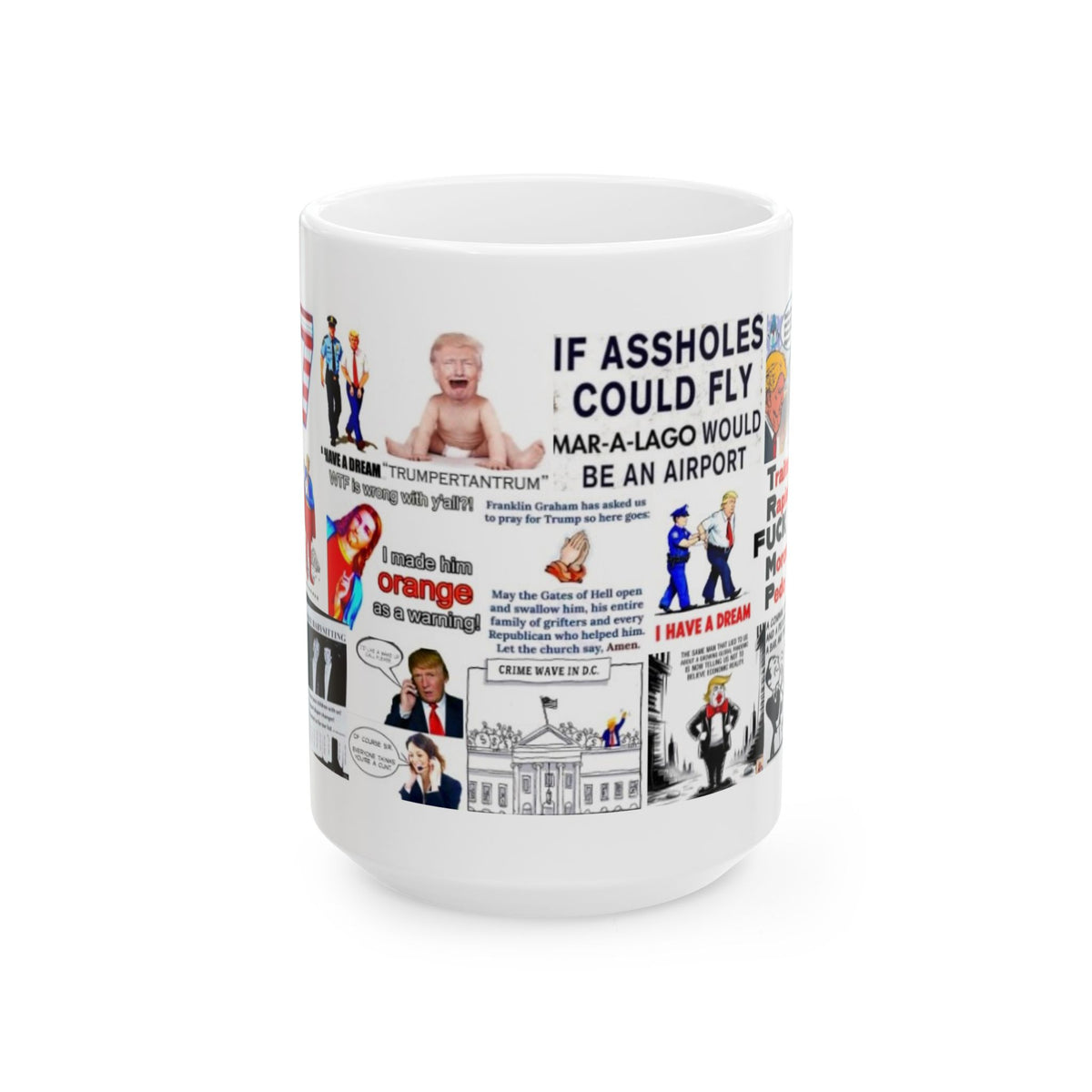 “White Supremacy 3” - Anti-Trump Protest Mug – Hilarious and Clean White Design with Bold Political Messages