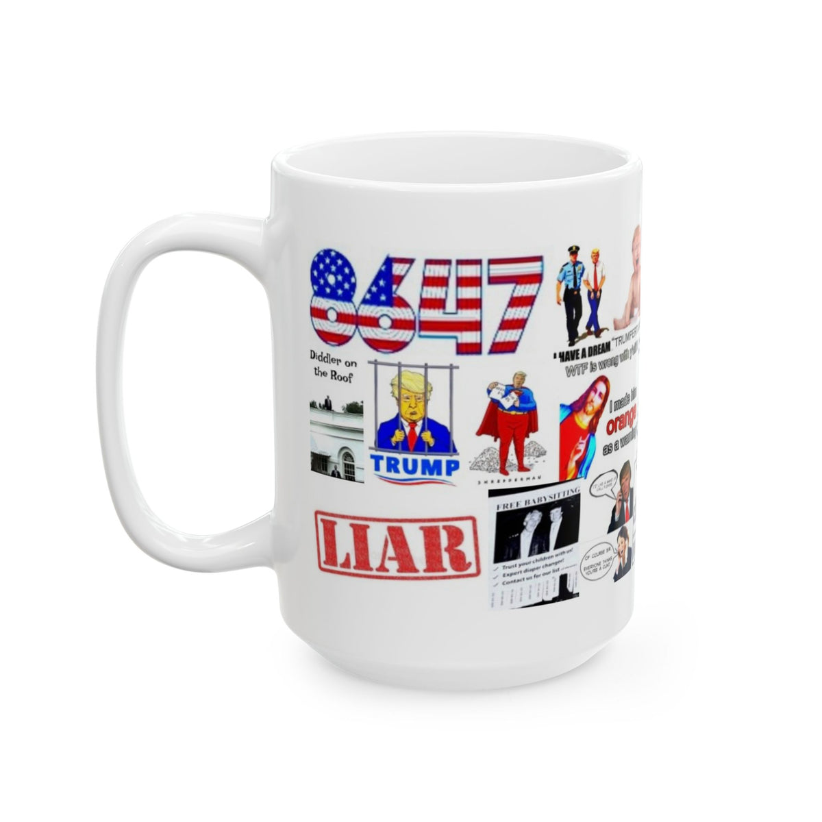 “White Supremacy 3” - Anti-Trump Protest Mug – Hilarious and Clean White Design with Bold Political Messages