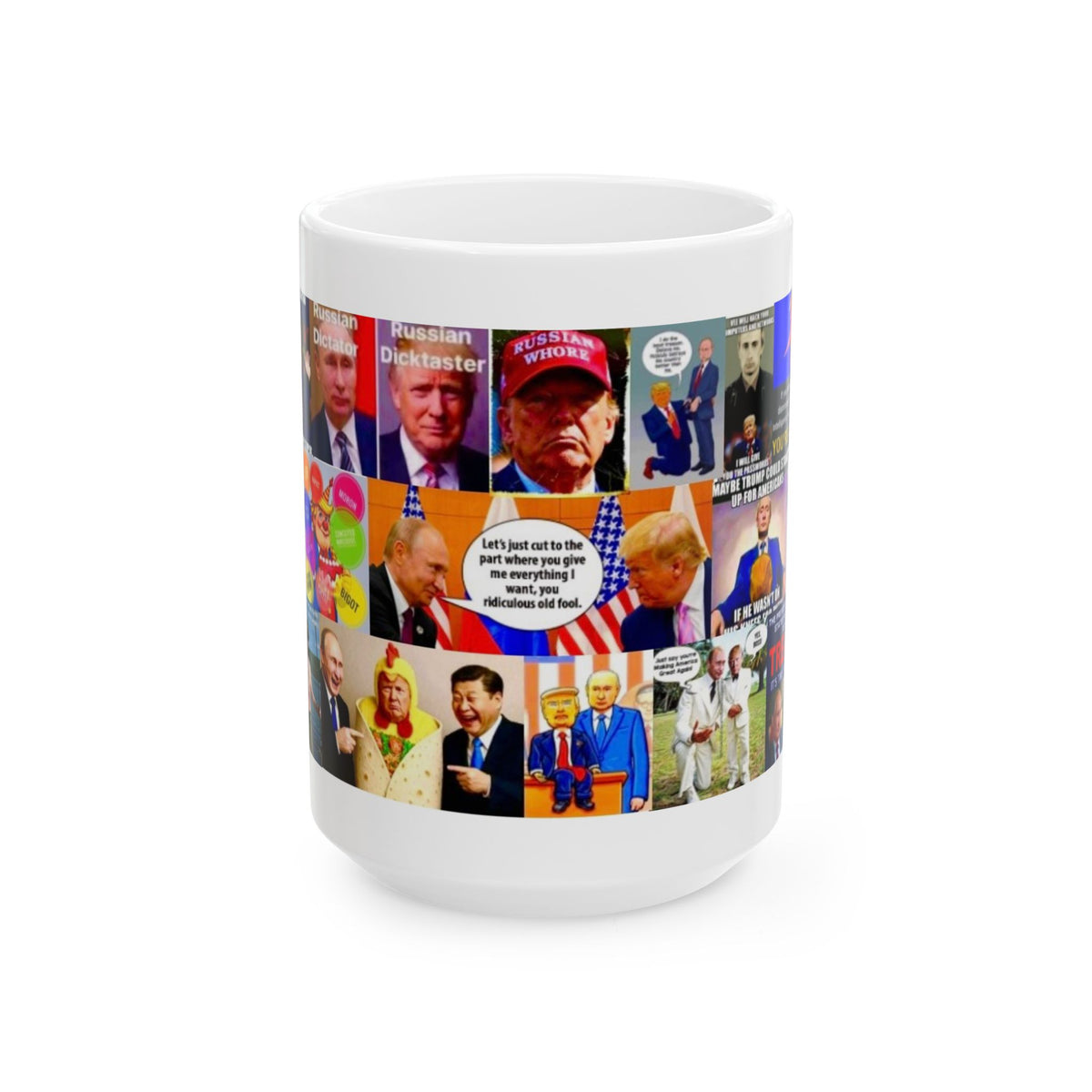 “Trump Putin 1” – Funny Political Satire Collage On The Kremlin Goblin’s Prime And Compromised Asset