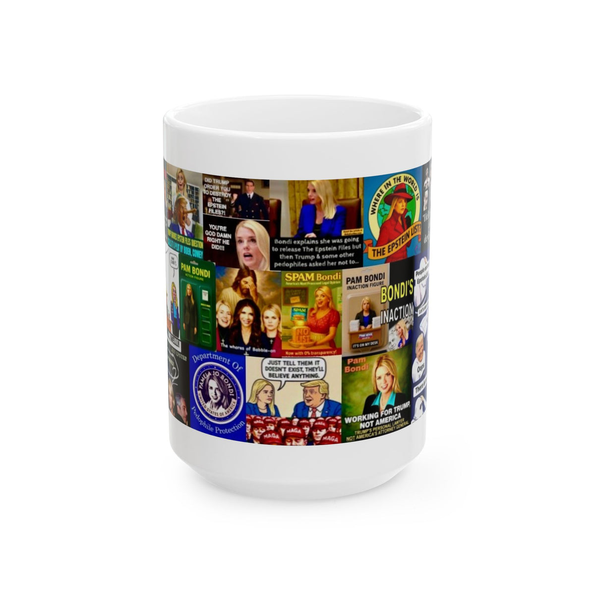 Pam “Spam Blondie” Bondi - Political Satire, Parody and Humour While Skewering The Worst Attorney General In History