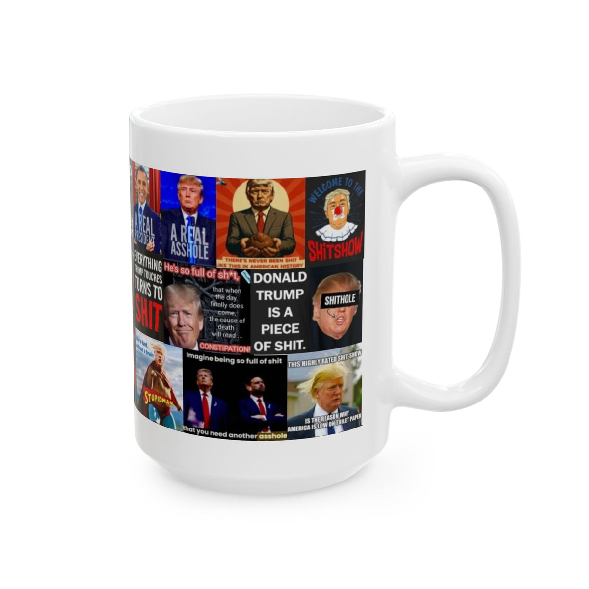“Trump Shit” – Anti-Trump Satirical Collage, Just How Shit A President Is The Donald?