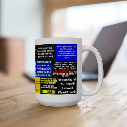 “Epstein Messages 1” – Bold Quote Collage Exposing Corruption