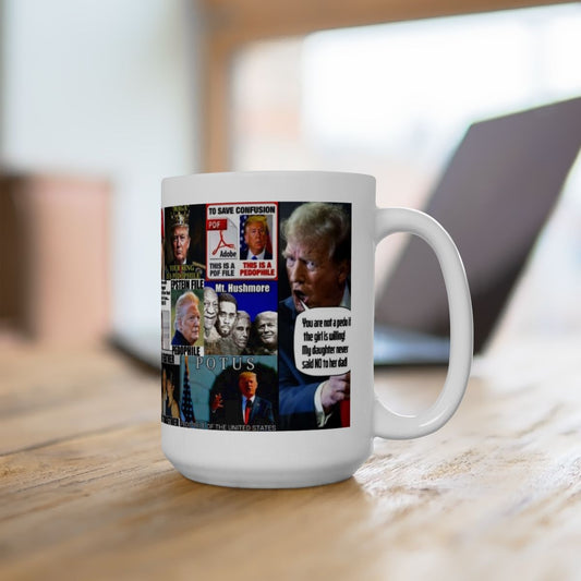 “Trump Is A Pedophile 1” – Release The List! Bold Anti-Pedophile Political Collage on the Jeffrey Epstein Scandal