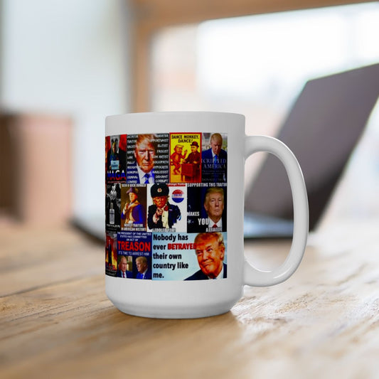 “Treasonous Traitor Trump 2” – Bold Collage Calling Out Trump’s Treason & Corruption