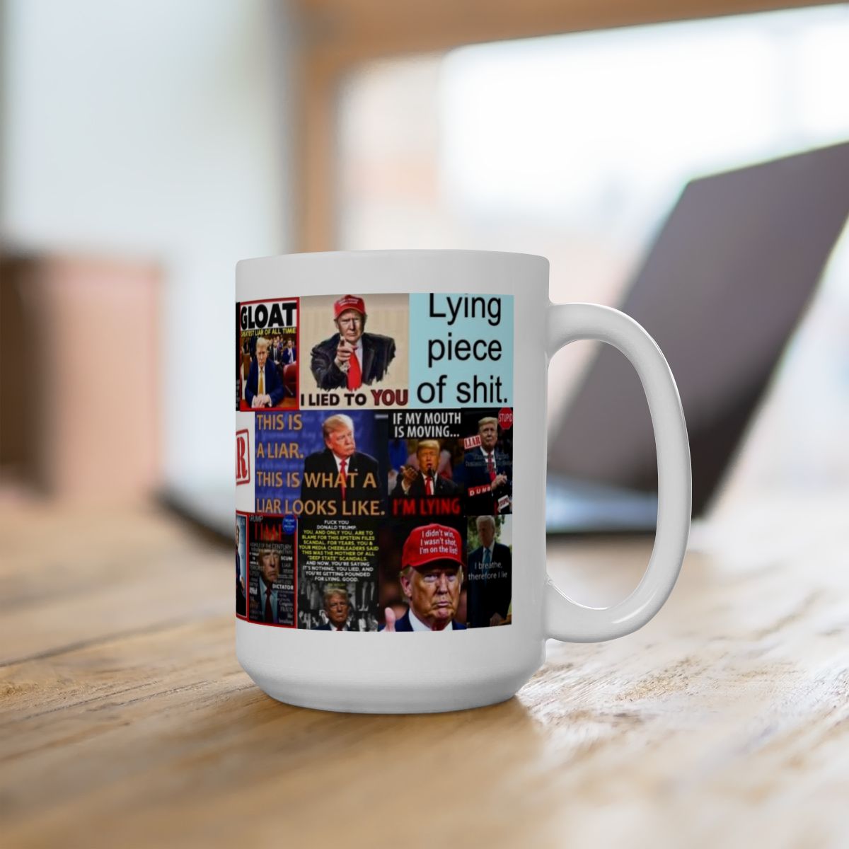 “Trump Liar 1” – Satirical Collage of Trump Pathalogical Lying, Narcissism & Misinformation
