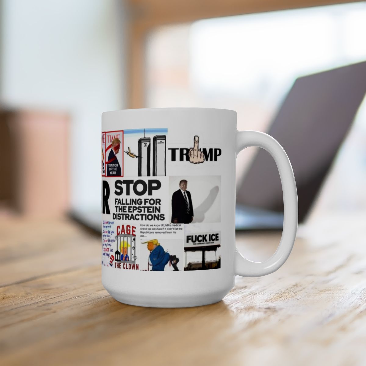 “White Supremacy 2” Anti-Trump Protest Mug – Hilarious and Clean White Design with Bold Political Messages