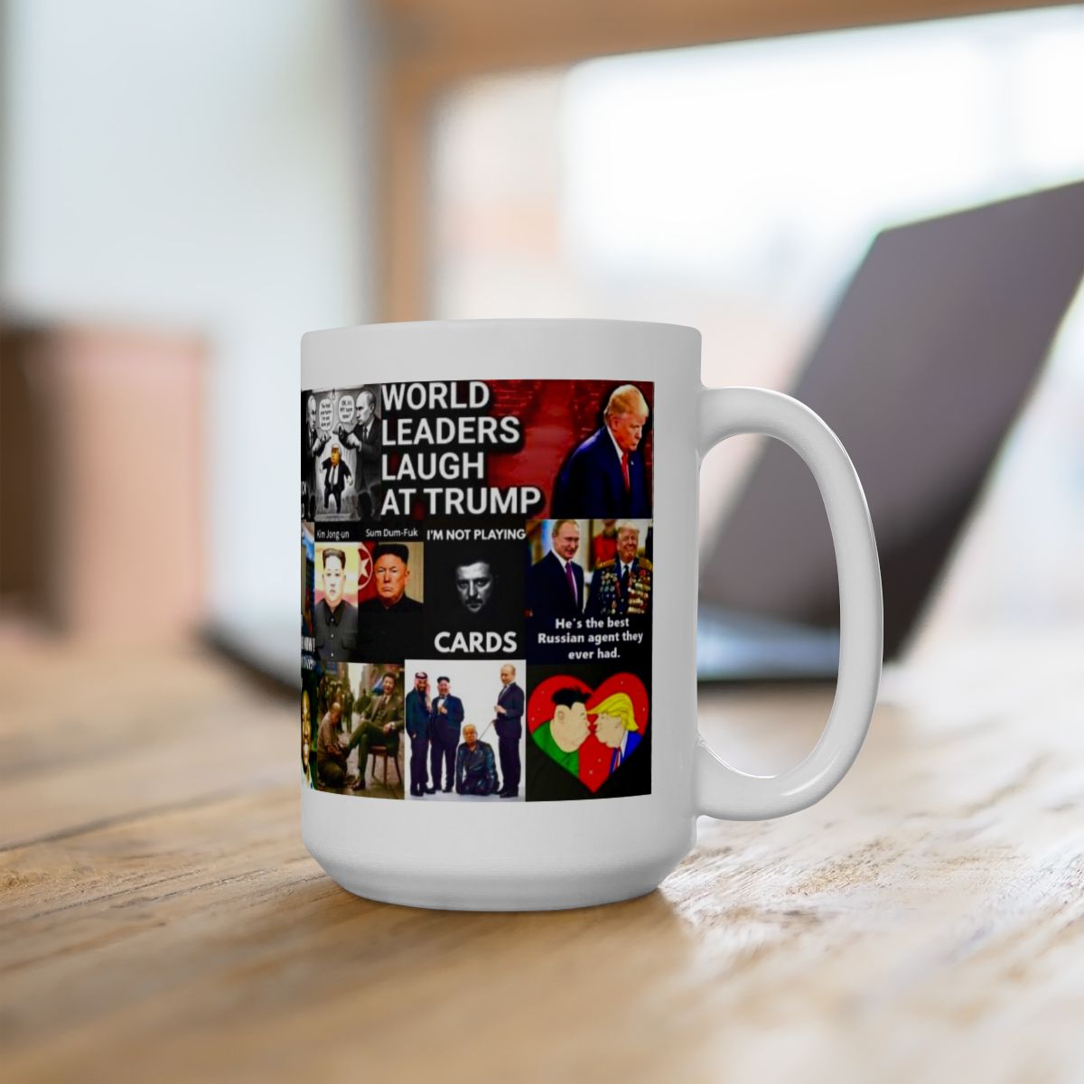 “Trump World Leaders Laughing Stock 1” – Funny Political Satire Collage On Trump’s Descent Into Isolation And Ridicule On The World Stage