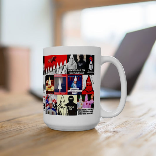 “Trump Klu Klux Klan” – Funny Political Satire Collage On Trump’s KKK Connections